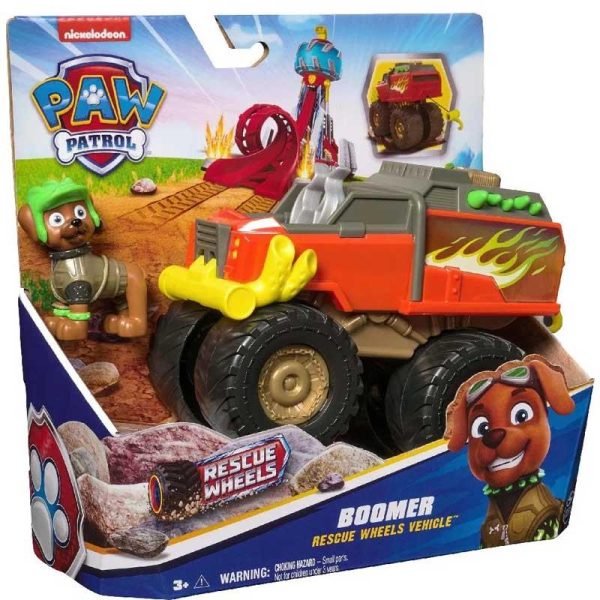 Paw Patrol Rescue Wheels Boomer- Όχημα & Φιγούρα Boomer