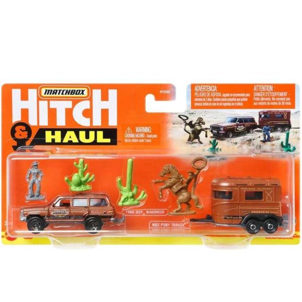 Matchbox Hitch & Haul Rodeo Zone: Σετ Ροντέο με Όχημα & Αξεσουάρ
