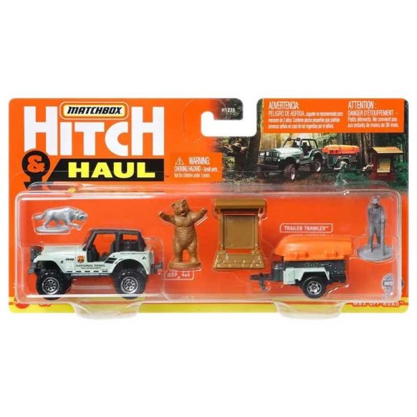 Matchbox Hitch & Haul Off Road Zone: Σετ Περιπέτειας με Όχημα & Αξεσουάρ