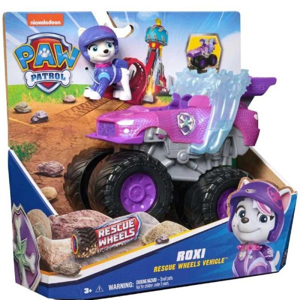 Paw Patrol Rescue Wheels Roxi Vehicle - Όχημα & Φιγούρα Roxi
