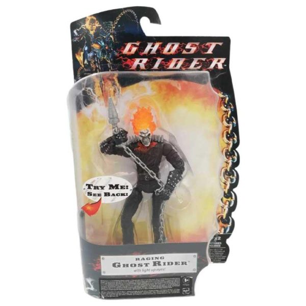 Marvel Legends Raging Ghost Rider Lights Up Eyes: Φιγούρα με Αξεσουάρ 17εκ. - Hasbro 2006