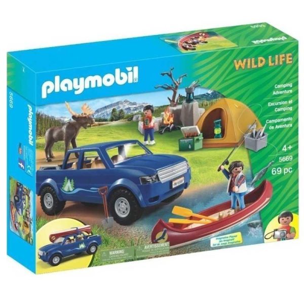 Playmobil Wild Life Exclusives 5669: Camping στο Δάσος (Φθορά στην Συσκευασία)