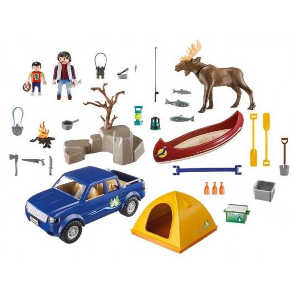 Playmobil Wild Life Exclusives 5669: Camping στο Δάσος (Φθορά στην Συσκευασία)