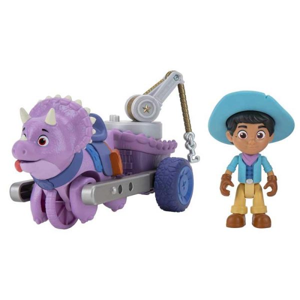 Dino Ranch Figures 2-Pack Miquel & Tango's Tow Rig - Φιγούρα & Άμαξα με Δεινόσαυρο
