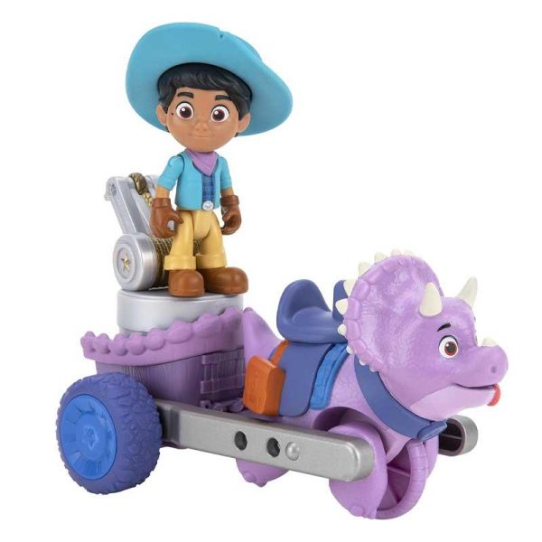 Dino Ranch Figures 2-Pack Miquel & Tango's Tow Rig - Φιγούρα & Άμαξα με Δεινόσαυρο