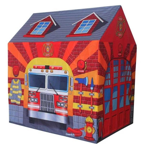 Playtent Fire Station - Παιδική Σκηνή με Σχέδιο Πυροσβεστική 102x72x95εκ.