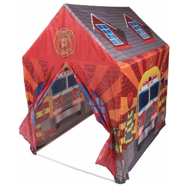 Playtent Fire Station - Παιδική Σκηνή με Σχέδιο Πυροσβεστική 102x72x95εκ.