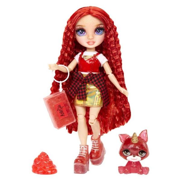 Rainbow High: Rainbow Fashion Ruby - Κούκλα Ruby με Slime