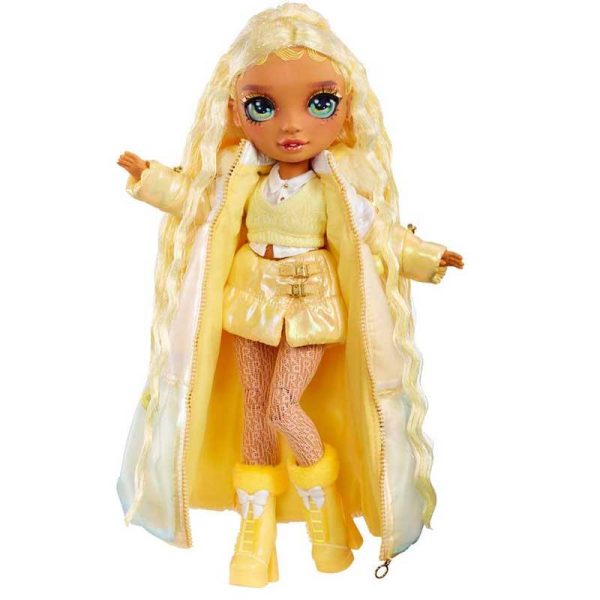 Rainbow High: Winter Wonderland Doll Yellow - Κούκλα Sunny Κίτρινη