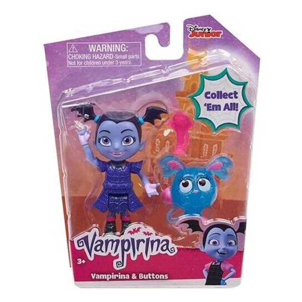 Disney Junior Vampirina - Σετ Φιγούρες Vampirina 10cm & Buttons