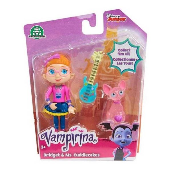 Disney Junior Vampirina - Σετ Φιγούρες Bridget 10cm & Ms. Cuddlecakes