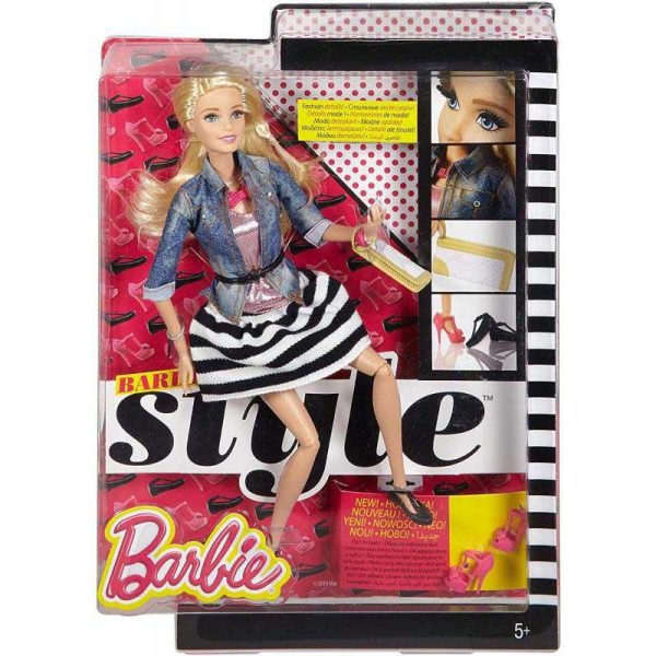 Barbie Style Flats to Heels Fully Articulated Doll - Κούκλα Barbie #CFM75