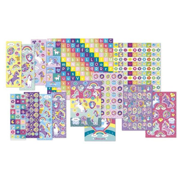 Αυτοκόλλητα Unicorn Sticker Box με 500+τμχ