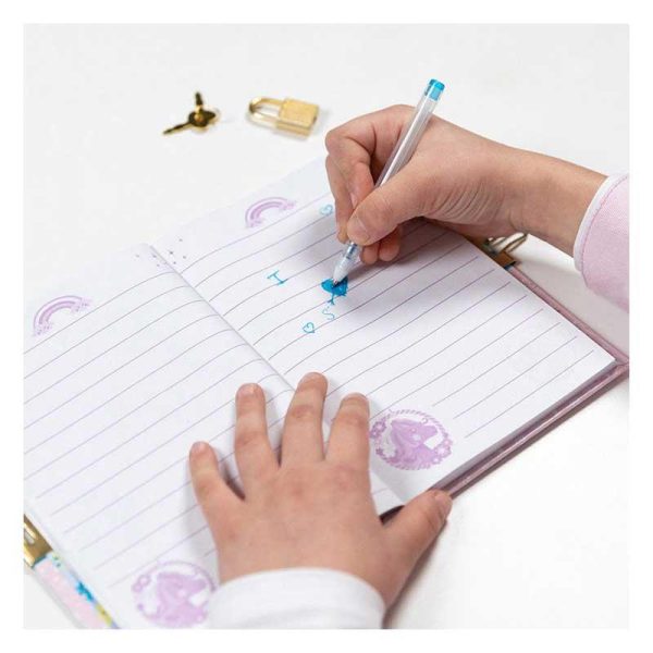 Totum Unicorn Secret Diary Diamond Painting - Μυστικό Ημερολόγιο με Παιδική Διαμαντένια Ταπετσαρία Μονόκερος