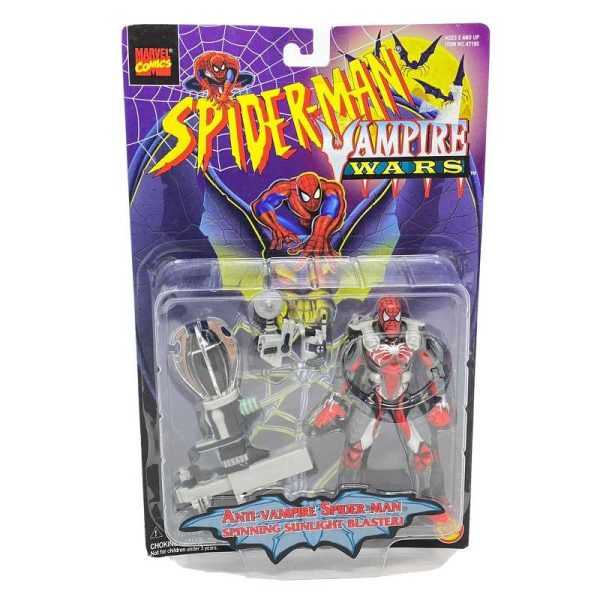 Marvel Spider-Man Vampire Wars: Φιγούρα Anti-Vampire Spider-Man 14cm - Toy Biz 1996