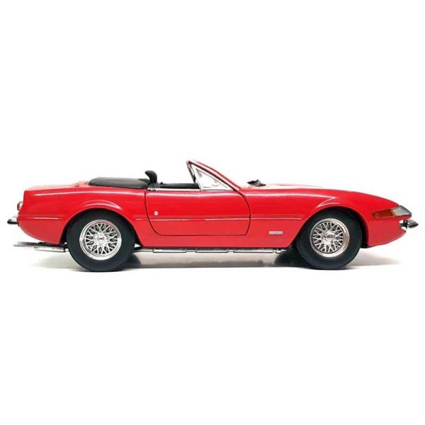 Hot Wheels Collectibles - Ferrari 365 GTS/4 Red Convertible Diecast Model 1:18