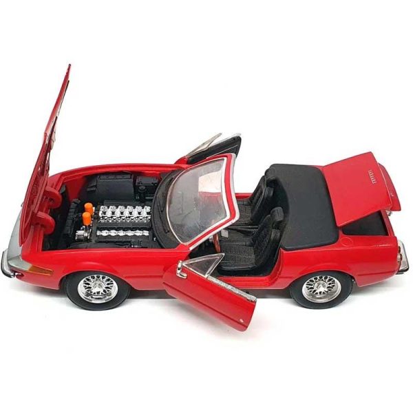 Hot Wheels Collectibles - Ferrari 365 GTS/4 Red Convertible Diecast Model 1:18