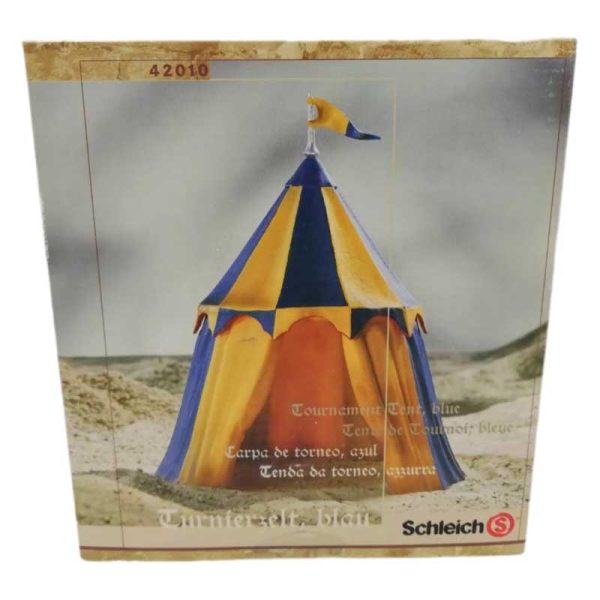 Schleich 42010 Medieval Knights Tournament Tent - Μεσαιωνική Τέντα Κίτρινο / Μπλε