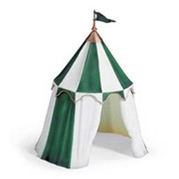 Schleich 42018 Medieval Knights Tournament Tent - Μεσαιωνική Τέντα Πράσινο / Λευκό