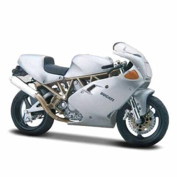 Bburago Μοτοσυκλέτα 1:18 Ασημί Ducati Supersport 900 Final Edition 12cm.