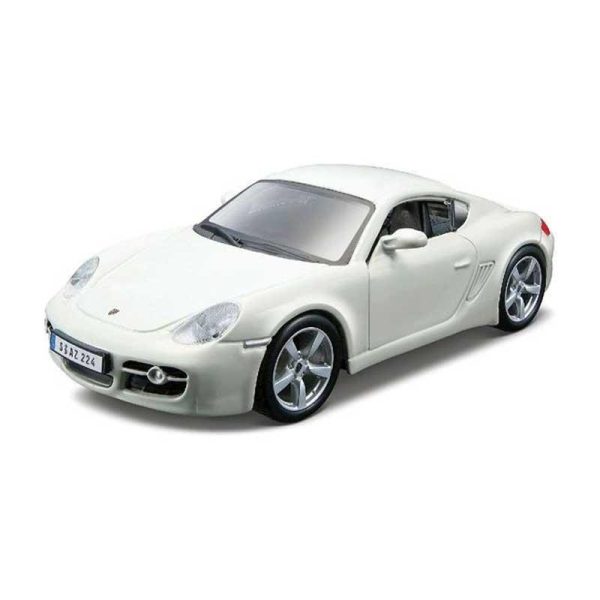 Bburago Αυτοκινητάκι 1:32 Porsche Cayman Λευκή 13cm.