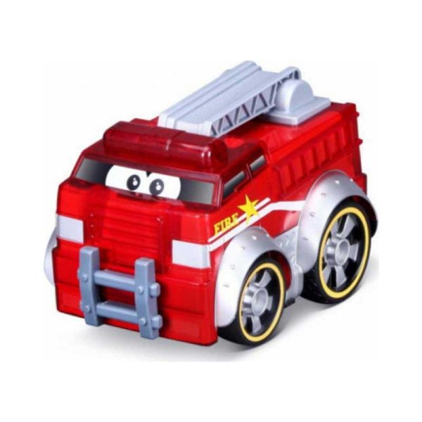 Bburago Junior Push & Glow Fire Truck: Φορτηγό Πυροσβεστικής 18εκ.