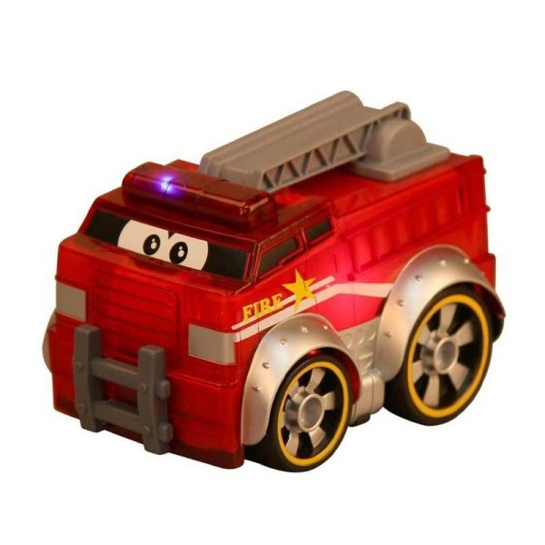 Bburago Junior Push & Glow Fire Truck: Φορτηγό Πυροσβεστικής 18εκ.
