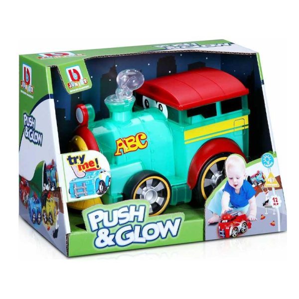 Bburago Junior Push & Glow Train: Τρένο 18εκ.