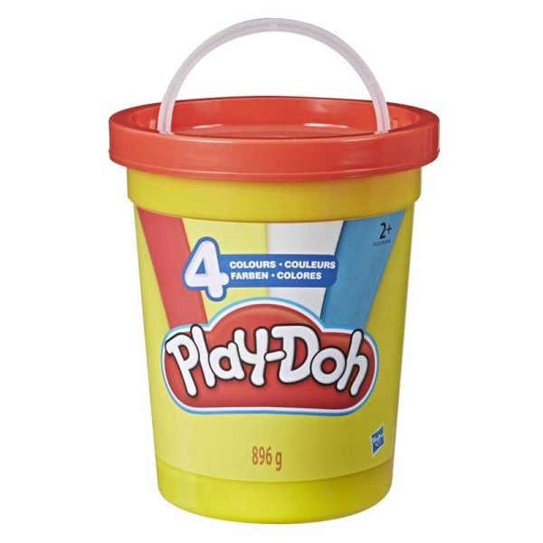 Play-Doh Super Can 896gr – Σετ Παιχνίδι Πλαστελίνης (4 Χρώματα)