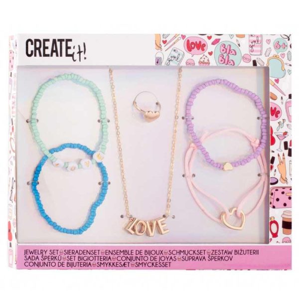 Create It! Jewelry Set Blue - Σετ με Κοσμήματα