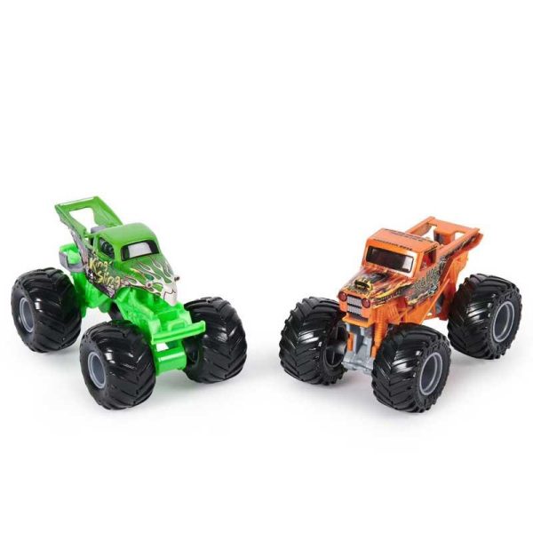 Monster Jam 2-pack Bog Hog vs King Sling - Σετ με 2 Οχήματα 1:64