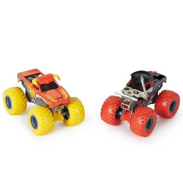Monster Jam 2-pack El Toro Loco vs Pirate's Curse - Σετ με 2 Οχήματα 1:64