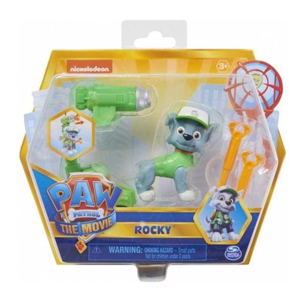 Paw Patrol The Movie Deluxe Hero Pups - Φιγούρα Rocky