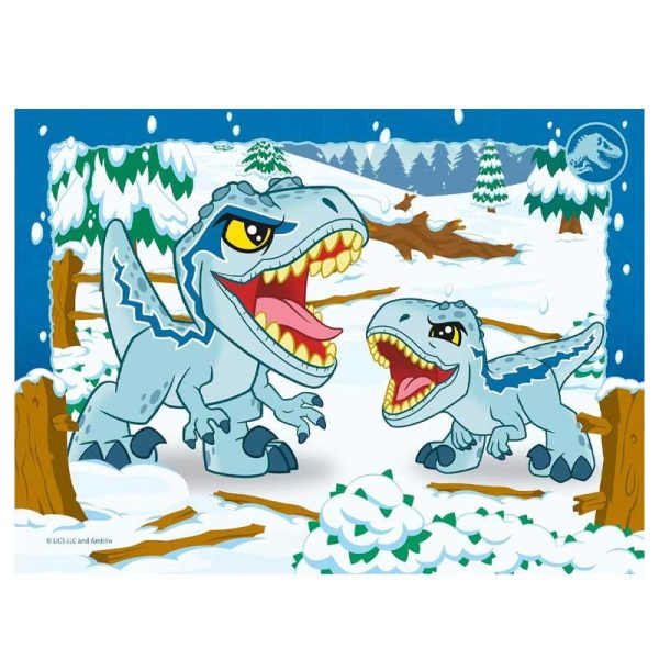 Ravensburger 4 In A Box Puzzle Jurassic World Explorers - 4 Παζλ
