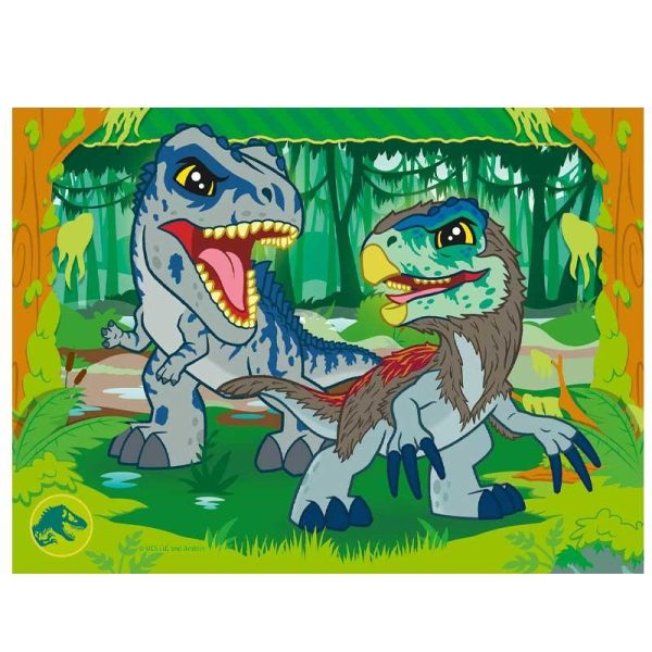 Ravensburger 4 In A Box Puzzle Jurassic World Explorers - 4 Παζλ