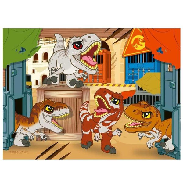 Ravensburger 4 In A Box Puzzle Jurassic World Explorers - 4 Παζλ