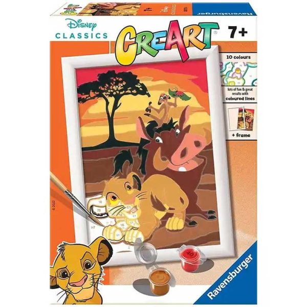 Ravensburger CreΑrt Lion King : The Lion King - Σετ Ζωγραφικής με Αριθμούς