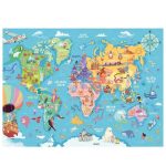 World Map - Παζλ Ανακάλυψης Παγκόσμιος Χάρτης με 100 Κομμάτια