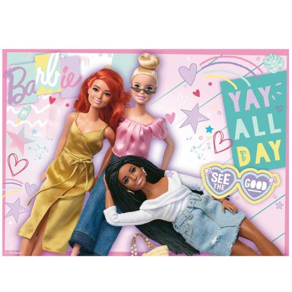 Ravensburger Puzzle Barbie - 4 Παζλ με 100 κομμάτια το καθένα