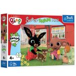 Bing Playing With A Dog Super Shape XXL Puzzle - Παζλ με 60 κομμάτια