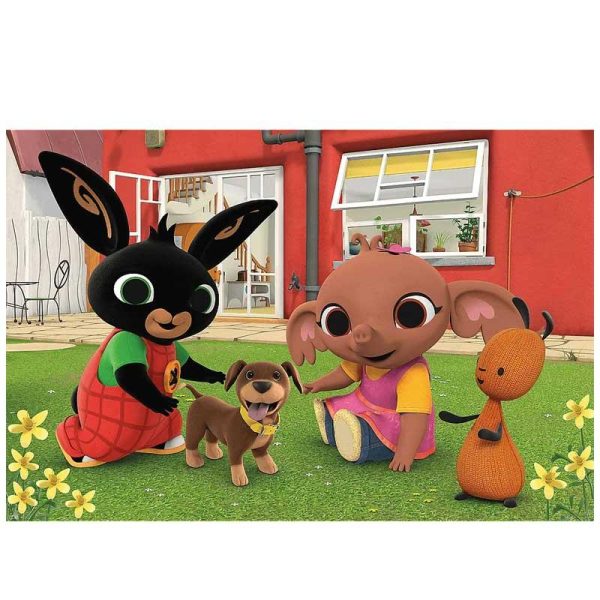 Bing Playing With A Dog Super Shape XXL Puzzle - Παζλ με 60 κομμάτια