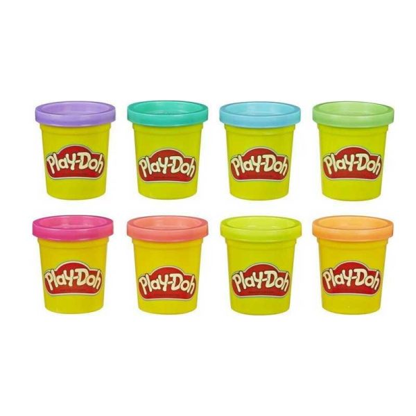 Play-Doh Neon Πλαστοζυμαράκια με 8 Χρώματα