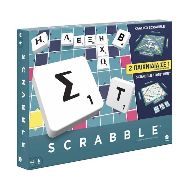 Νέο Scrabble - Επιτραπέζιο Παιχνίδι 2 σε 1