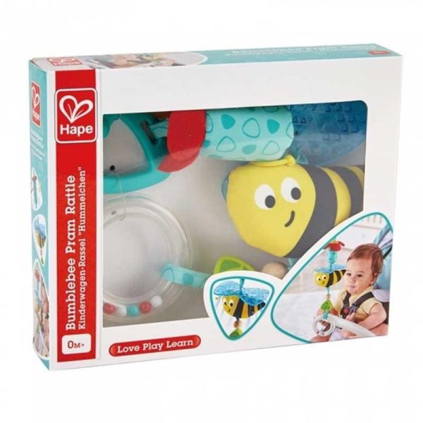 Hape Bumblebee Pram Rattle - Κρεμαστό Κουδουνίστρα Κούνιας και Καροτσιού