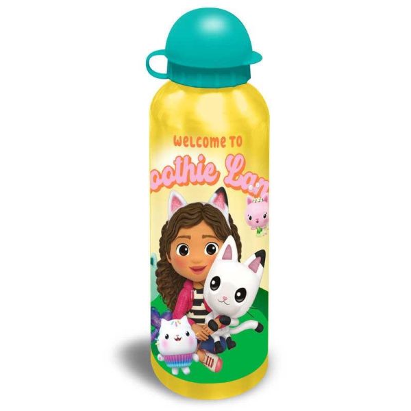 Gabby's Dollhouse Παγούρι Αλουμινίου 500ml (Διάφορα Σχέδια) - 1τμχ