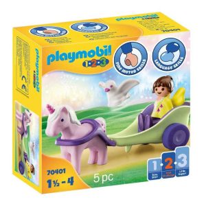 Playmobil 1.2.3 70401: Νεραϊδοάμαξα Με Μονόκερο