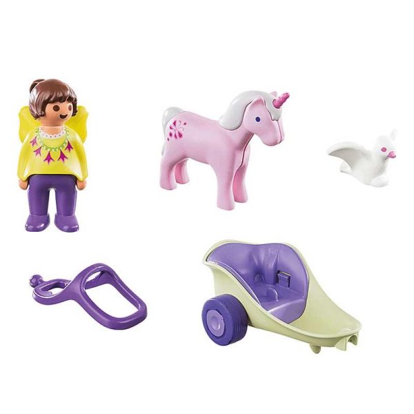 Playmobil 1.2.3 70401: Νεραϊδοάμαξα Με Μονόκερο