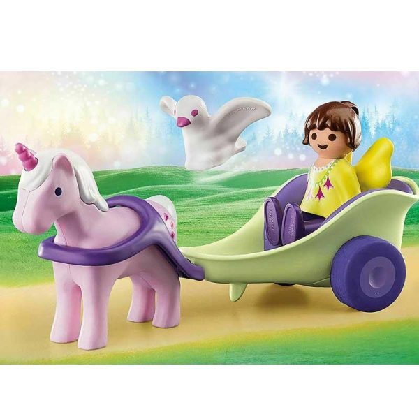 Playmobil 1.2.3 70401: Νεραϊδοάμαξα Με Μονόκερο