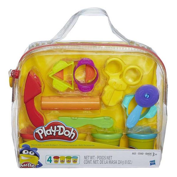 Play-Doh Starter Set - Σετ Παιχνίδι Πλαστελίνης Τσαντάκι