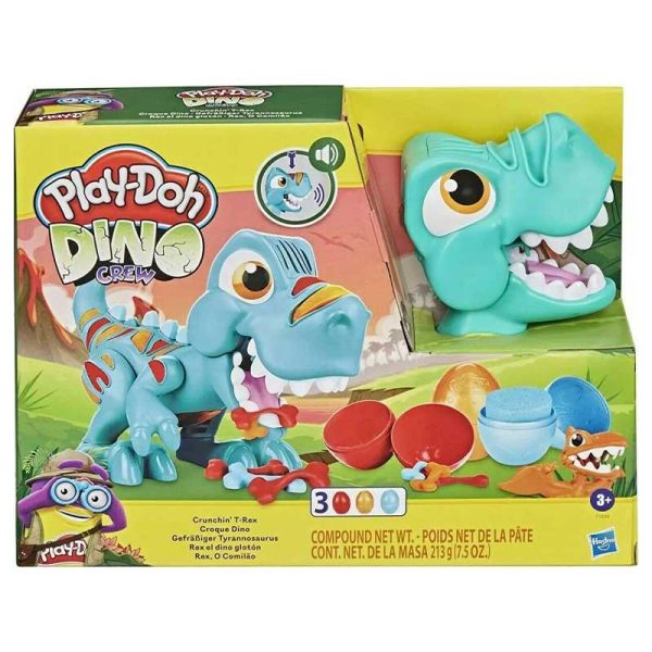 Play-Doh Crunchin' T-Rex - Σετ Παιχνίδι Πλαστελίνης με Δεινόσαυρο
